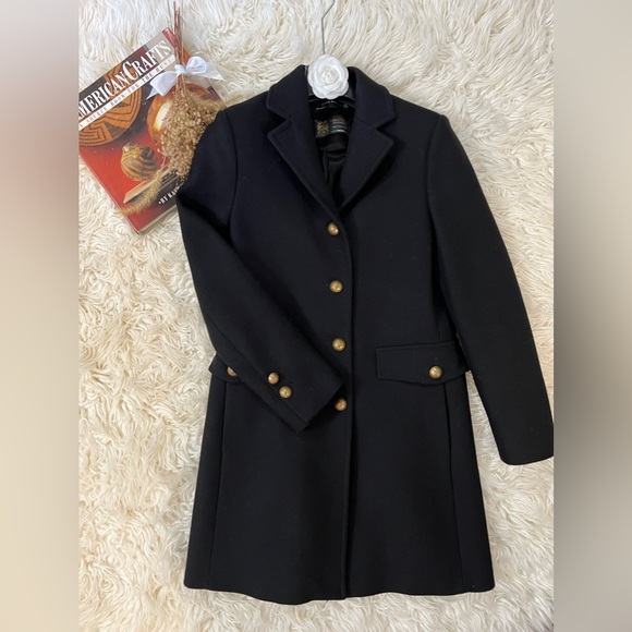 🔥Zara EUC🔥 Manteco Premium Quality Fabrics Wool Coat - Picture 3 of 6